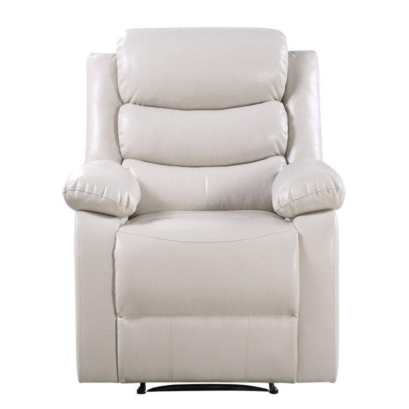 Power Recliner With Pillow, Beige