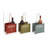 Brooten 2 - Bottle Wine Bottle Rack in Blue and Green