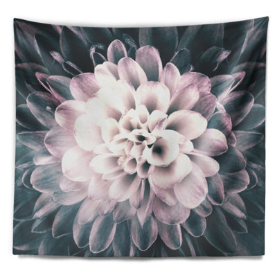 Tapisserie fleur de chrysanthemum macro