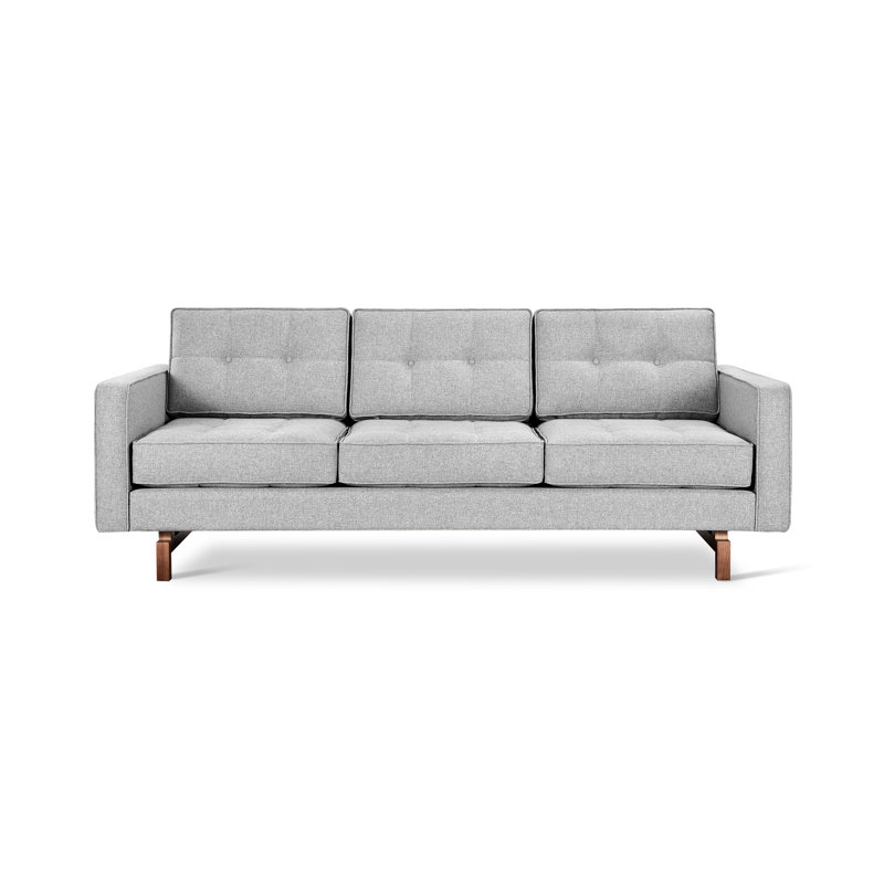 Jane 2 Sofa, Bayview Silver Performance Twill, Brown