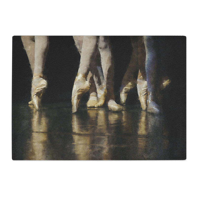 The Ballet Dancers Chopping Board, 20cm W x 28.5cm L