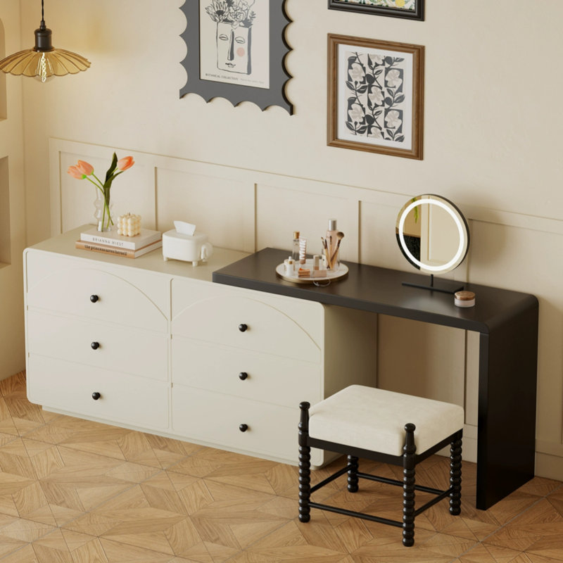 Coiffeuse crème