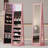 Chrisney 21.6'' Wide Jewelry Armoire with Mirror-1581924056