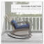 Chaise berçante d'extérieur en osier et rotin-287963548-287963550