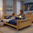 78.7" Full-size Wooden Platform Bed - Suitable For Kid - White -440468000