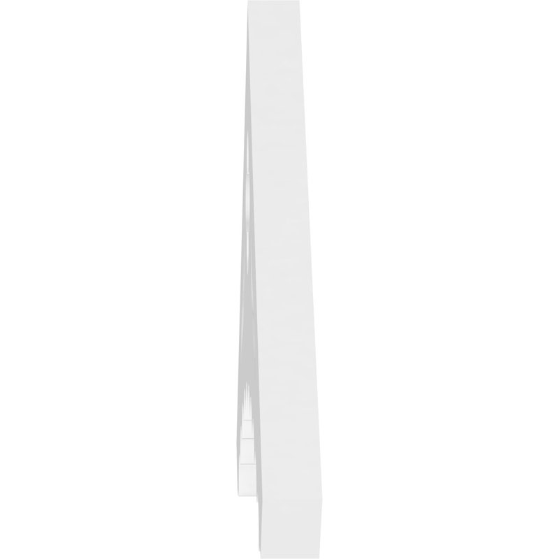 Pignon en PVC de qualité architecturale Wellington, H 9 po x l 36 po x P 1 po, 6 / 12
