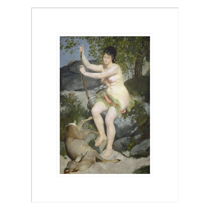 «Diana» par Pierre-Auguste Renoir, impression giclée encadrée, H 16,75 po x l 12,95 po
