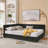 Comfortable Upholstered Sofa Bed Frame with Stylish Backrest and Armrests for Versatile Use-1467061656