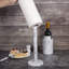 White Marble 12.5" Paper Towel Holder