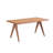 Velentina Rattan & Natural Finish 5Pcs Patio/Outdoor Dining Set