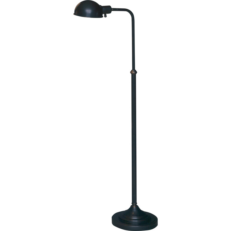 Stylish Floor Lamp With Metal Shade | Kinetic Collection | Adjustable Hi-Lo Dimming | Contemporary & Transitional Lighting