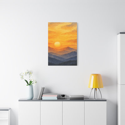 Aaroon Single Picture Frame Print on Canvas