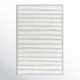 Rectangle Triton Striped Hand Tufted Wool Area Rug in Gray