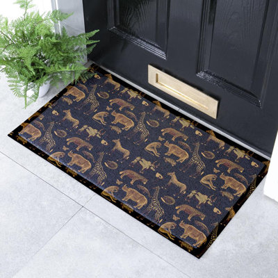 Non-Slip Animal Print Indoor & Outdoor Doormat
