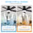 41"/46" 5-Blade Flush Mount Ceiling Fans With Lights And Remote/App-826556492-826556493