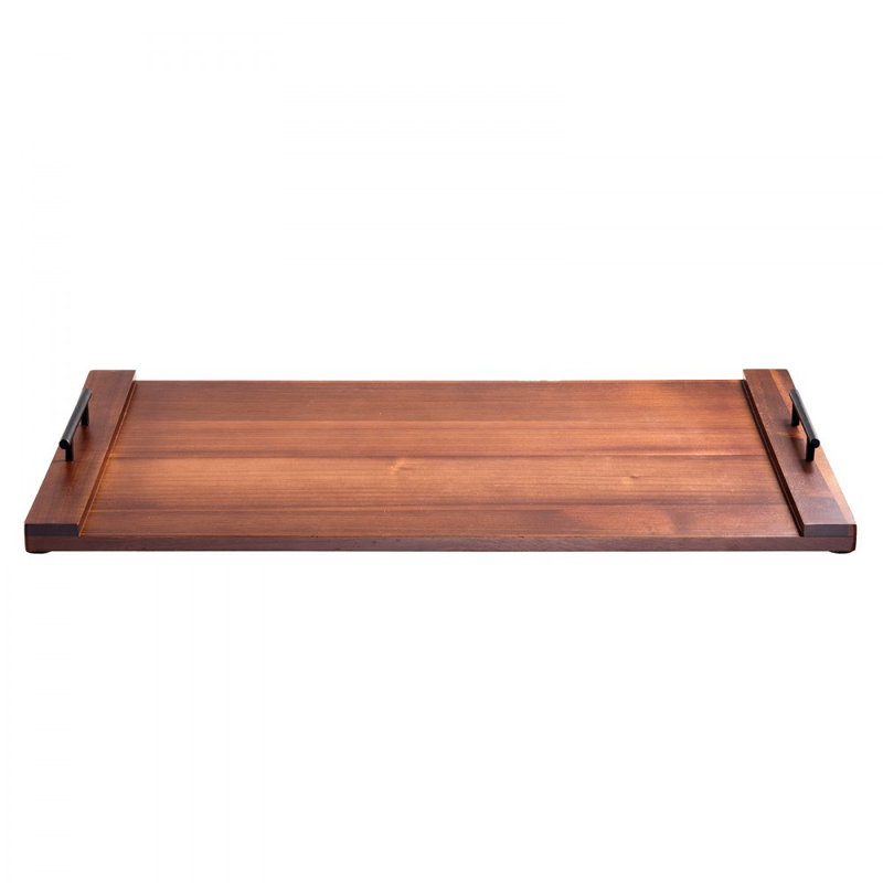 Noodle Board Stove Cover Acacia Wood Stove Top Cover Kitchen Electric Gas Stove, Brown Wood