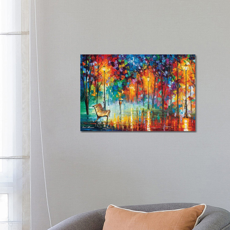 Hidden Way by Leonid Afremov - Wrapped Canvas Giclee Art Print, 66.04 cm H x 45.72 cm W x 3.175 cm D