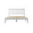 Moriel Queen Size Transitional Modern Solid Wood Platform Bed Frame, MOB-40-Q, with Shaker Headboard, Classic White Oak, No Box Spring Needed-1106258272-1106258275