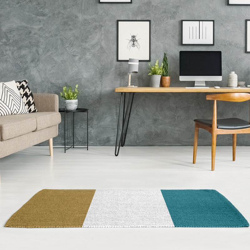Chenille Indoor Rug, Rectangle 4' x 6'