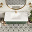 Meuble-lavabo mural simple 48 po avec lavabo flottant vert