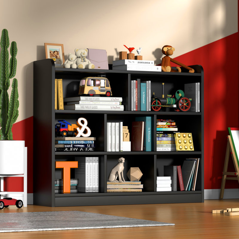 Isabelle & Max™ Bookshelf, 4-tier Anelisse Kids Bookshelf With Anti-tilt Device,8 Cube Storage Organizer 35.4" Tall Open Shelf Anelisse Book Shelf For Bedroom, Living Room