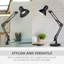 Lampe de bureau noire Quitman