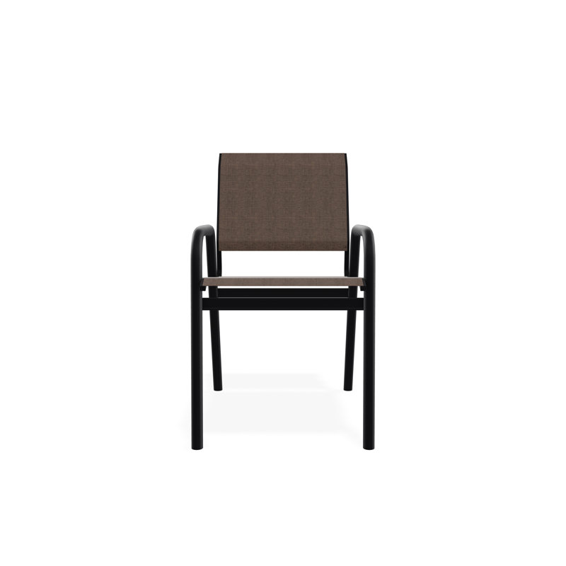 Chaise bistro Gardenella, Noir, Moka Sunbrella®
