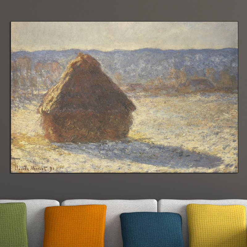 Claude Monet - Wrapped Canvas Painting, 90cm H x 135cm W x 1.8cm D