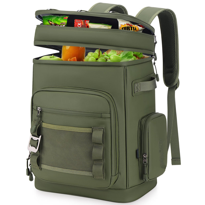 Canvas Picnic Backpack, Green