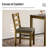 5-Piece Counter Height Dining Table Sets, Space-Saving Solid Wood Kitchen Dining Sets With Faux Marble Table & 4 Slat Back Linen  Upholstered Chairs-63235335
