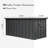 Outdoor Storage Deck Box Waterproof, Large Patio Storage Bin For Outside Cushions, Throw Pillows, Garden Tools, Lockable-116043350