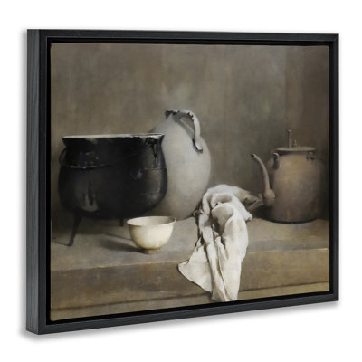 Cadre flottant rétro style ferme nature morte, design par Riley B