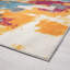 Tapis abstrait rose / bleu / orange Manasi-257952844