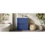Meuble-lavabo bleu de 30 po avec rangement intelligent, glissières de tiroir à fermeture en douceur et finition de comptoir en céramique brillante, système double, mécanisme de rangement optimal-1363656969