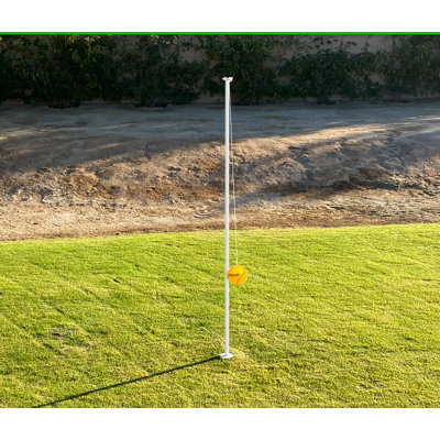 Gosports Tetherball Game Set, Complete Tetherball Setup With Ball, Rope And Pole - School Backyard Fun