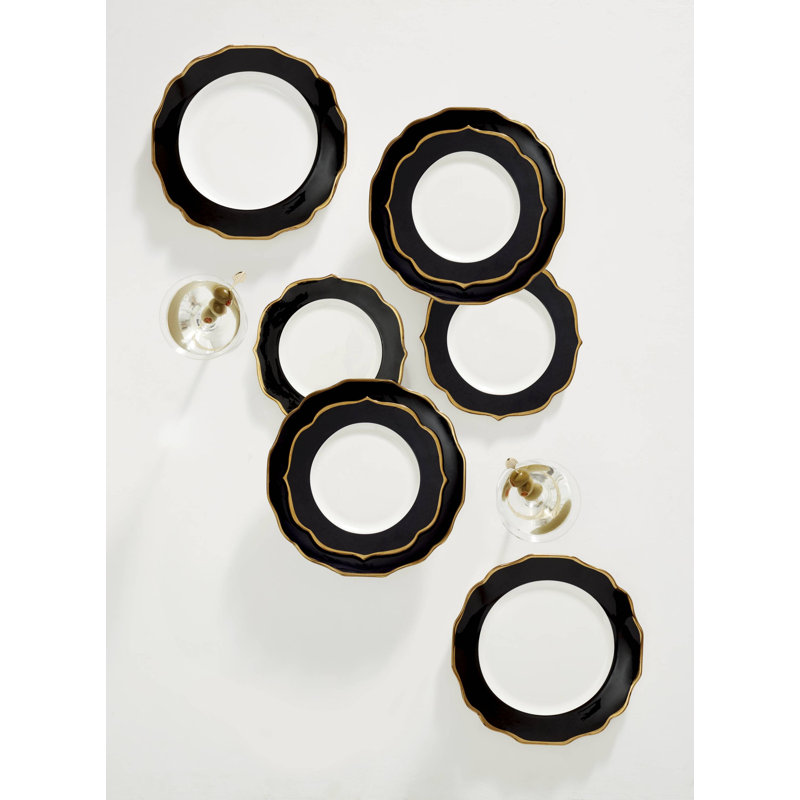 Assiettes plates Lenox Contempo Luxe, ensemble de 4