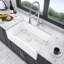 Large Ceramic Farmhouse Kitchen Sink – Single Bowl