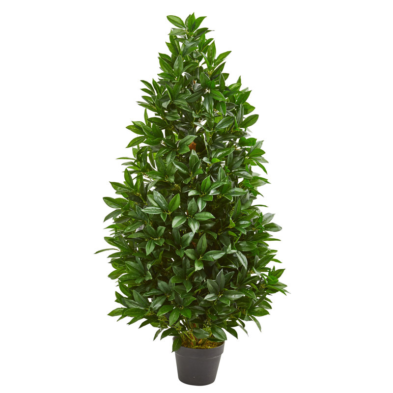 4ft. Bay Leaf Artificial Topiary Tree UV Resistant (Indoor/Outdoor)