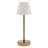 13” Outdoor Indoor Table Lamp Lola Slim 30 Brass Battery Powered Integrated Led