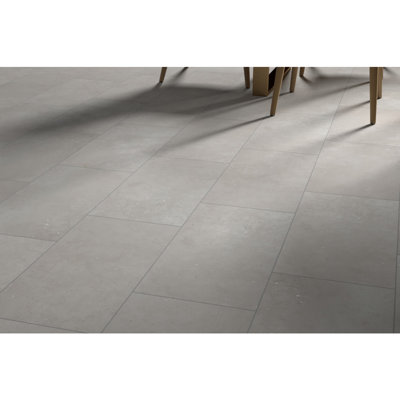 Network Gray 23 in. x 47 in. Matte Porcelain Floor and Wall Tile (15.32 sq. ft./Case)