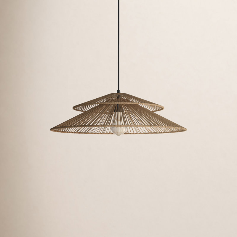 Luminaire suspendu conique à 1 lumière Kimi
