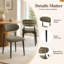 47cm H Fabric Upholstered Upholstered Back Side Chair in Green-343002183