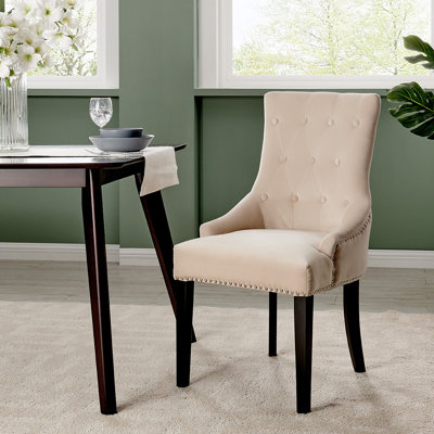 Mcintosh Tufted Velvet Upholstered Side Chair