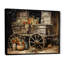 «Grey Old Cart Of Flowers I» - impressions sur toile de vieux chariot américain-1421819259-1421819258