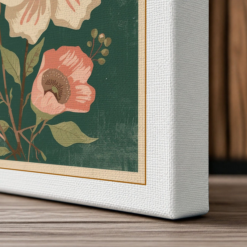 Flowering Botanicals Botanical - Wrapped Canvas, 24x16 - 61.0 x 40.6 cm, White Border