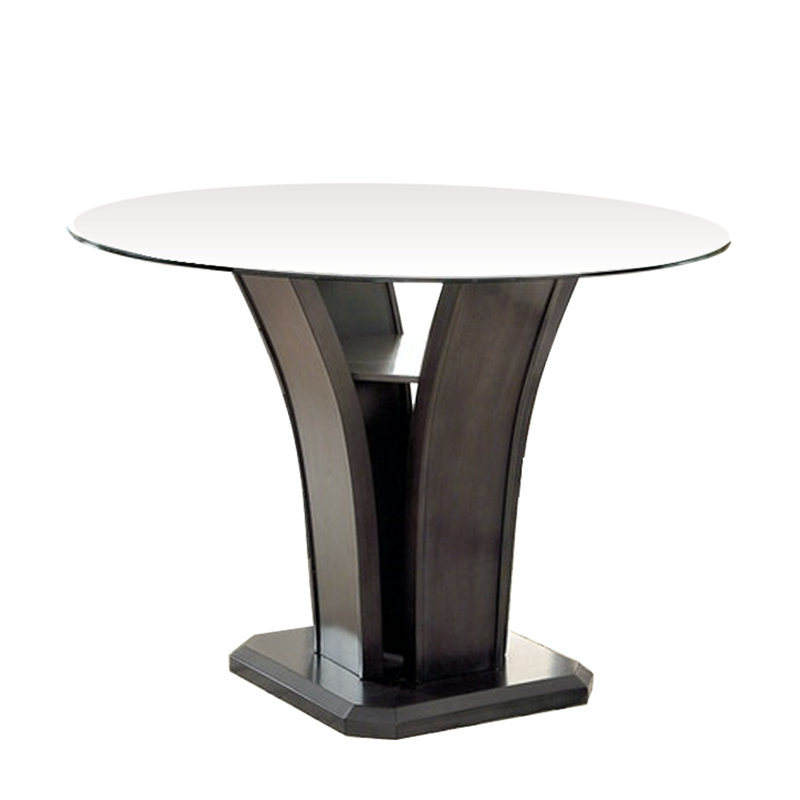 Table Haleigh à hauteur de comptoir au fini gris