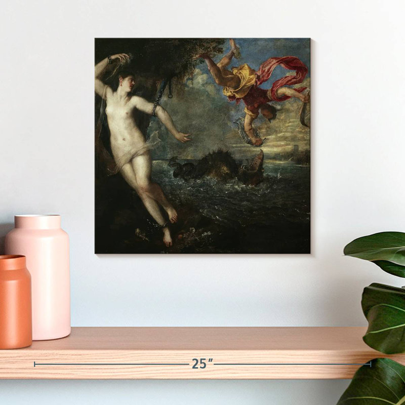 Leisha Perseus et Andromède, H 16 po x l 16 po