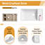 Meuble-lavabo simple Coralline 22 po avec comptoir en céramique, meuble-lavabo mural avec lavabo en céramique-1057317808