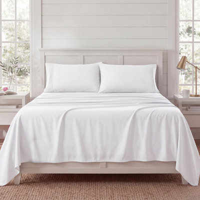 Bedsure Deep Pocket Sheet Set - Fits Mattresses Up to 21 Inches Thick -  GentleSoft Bed Sheet set, Moisture Wicking, Soft & Cooling Bed Sheet & Pillowcases, Easy & Secure Fit