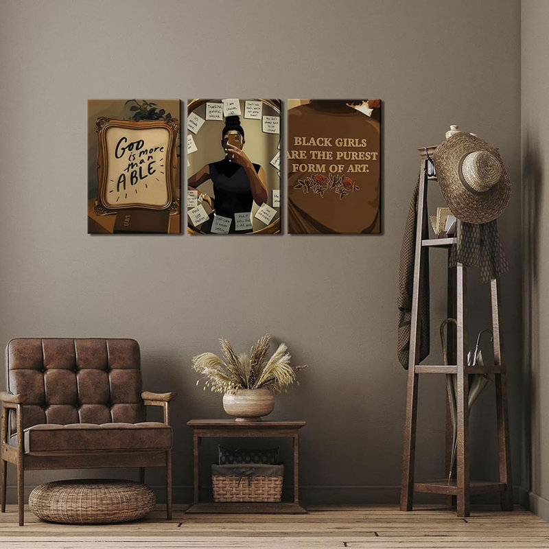 3 Piece Wrapped Canvas Set